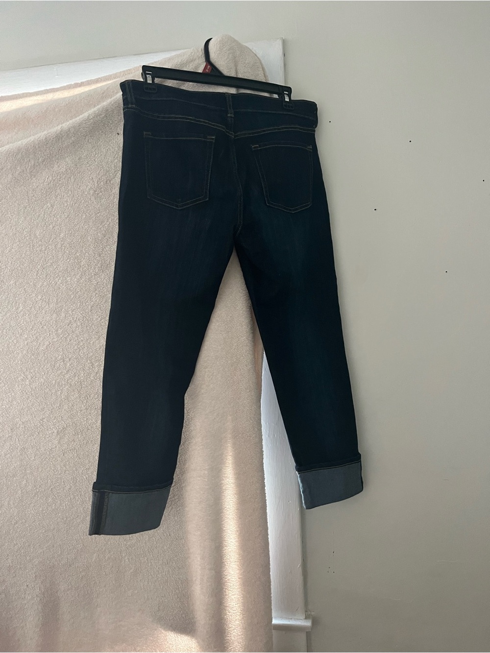 GAP Dark Blue Rolled-Hem Boyfriend Jeans